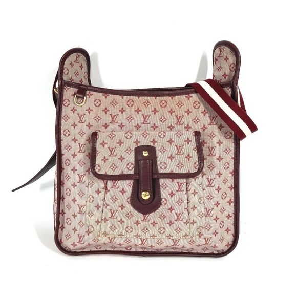 LOUIS VUITTON Red Monogram Shoulder Bag - Picture 1 of 15